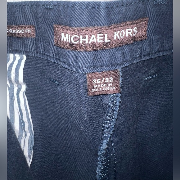 Michael Kors men’s navy pant. 36”x32”. Tailored classic fit. EUC - Picture 5 of 5